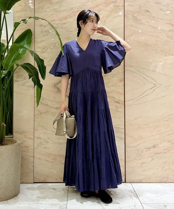 Demi-Luxe BEAMS | MARIHA / 春の夢のワンピース ソリッド 旬ワンピ