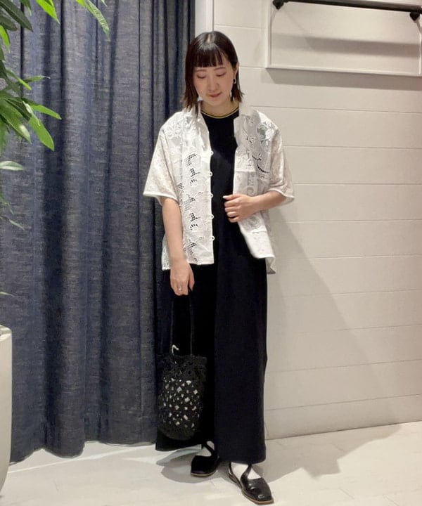 BEAMS WOMENの 【別注】FRED PERRY / ティップド ピケ ドレス 【ロング