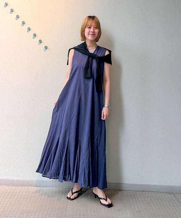 Demi-Luxe BEAMS | 【別注】MARIHA / 夏の月影 ワンピース ソリッド