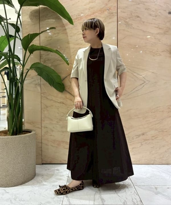 Demi-Luxe BEAMS | シンプル リネン 2WAY ドレス .M | Rakuten Fashion