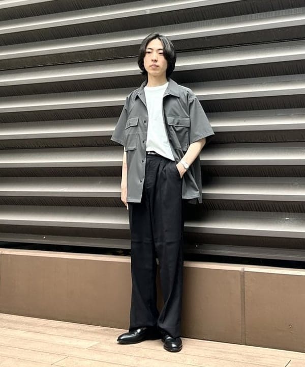 BEAMS HEART | リネンブレンド 2タック ワイドスラックス | Rakuten