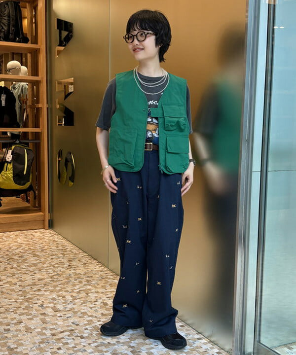 BEAMS WOMEN | ボーイ ドッグ エンブロイダリー チノ＜着回し/オール