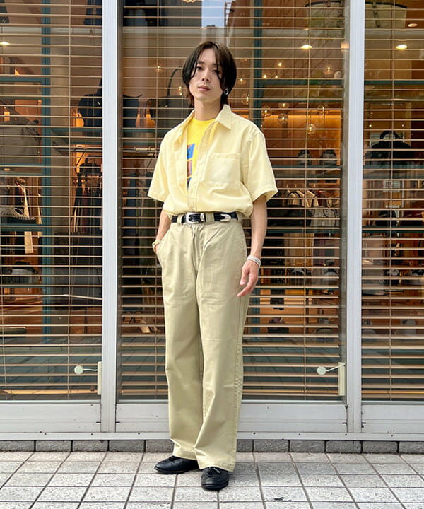 BEAMS MEN | BEAMS｜【別注】Dickies / ワイド チノ パンツ｜メンズ
