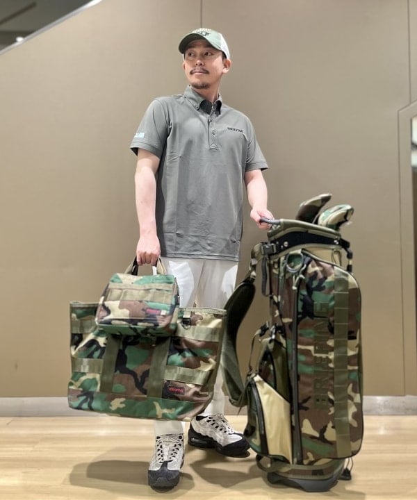 BEAMS GOLF | 【別注】BRIEFING / WOODLAND CAMOUFLAGE トートバッグ
