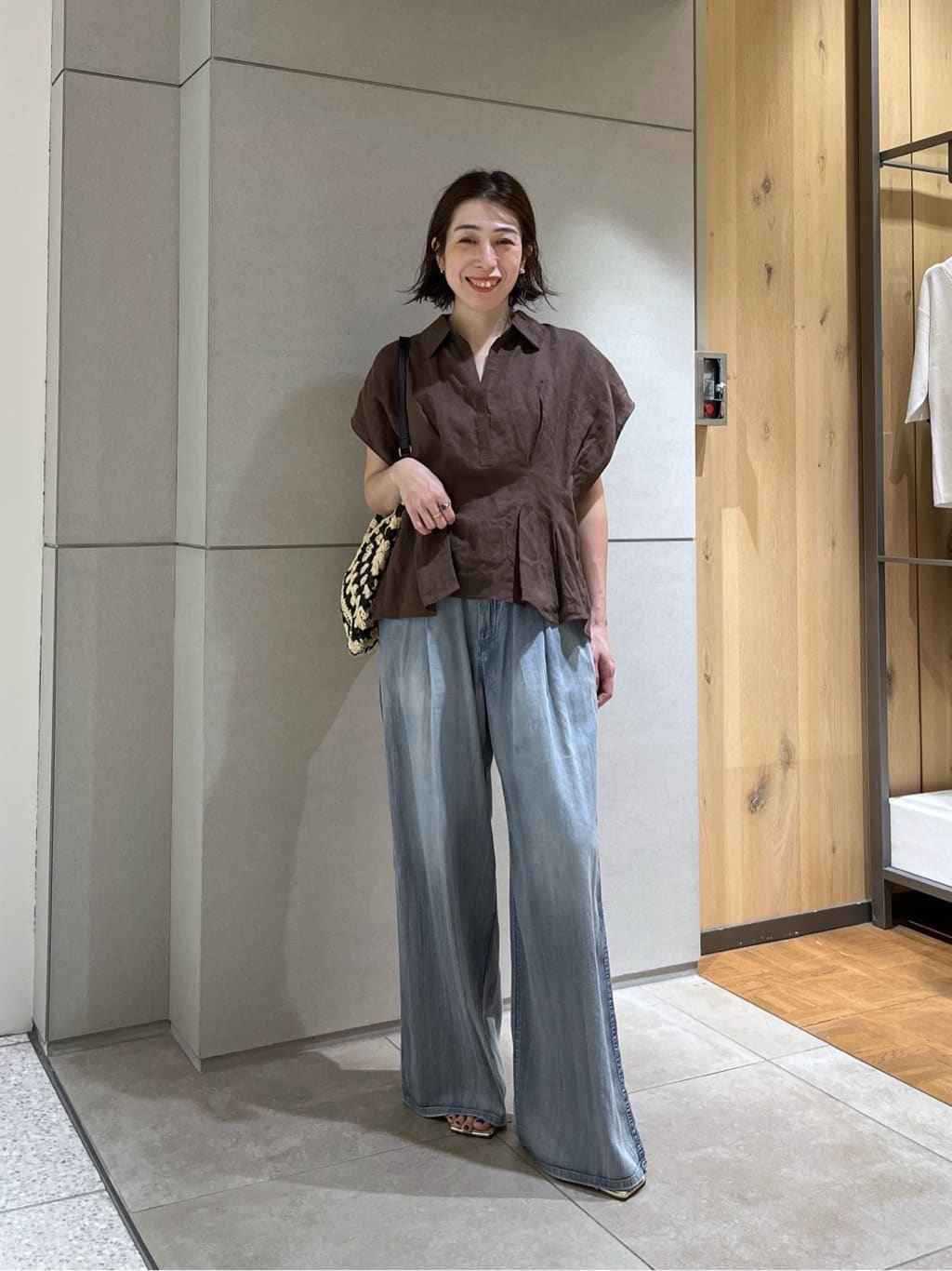 GALLARDAGALANTE | ハーフスリーブウエストシェイプシャツ | Rakuten