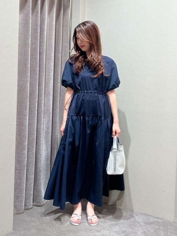 UNITED ARROWS green label relaxing | タフタ ドッキング ワンピース