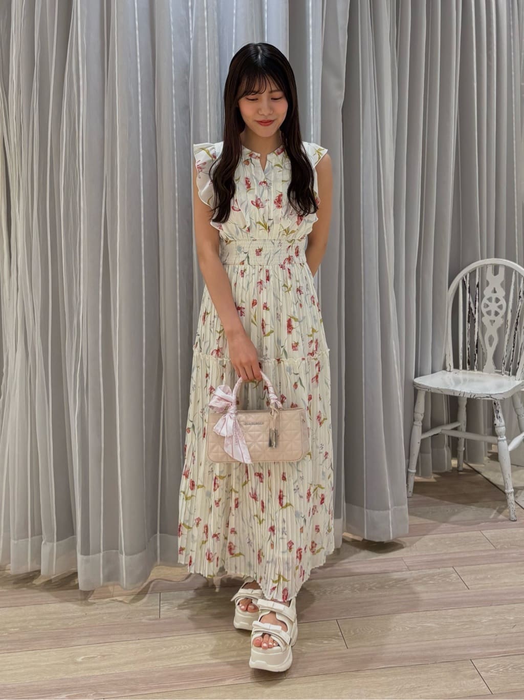 JILL by JILL STUART | シフォンプリーツワンピース | Rakuten Fashion
