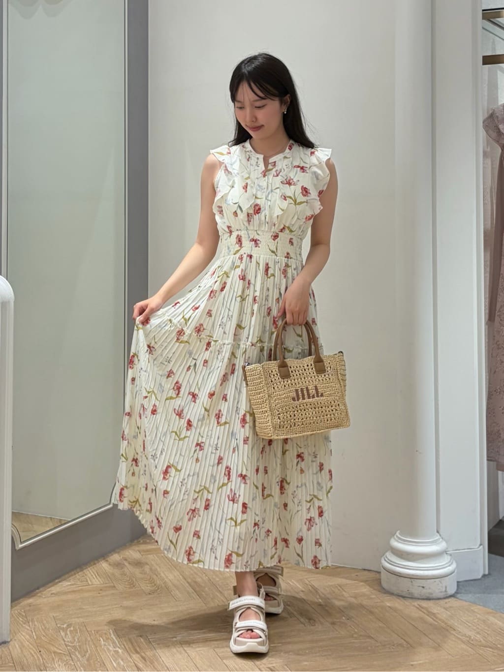 JILL by JILL STUART | シフォンプリーツワンピース | Rakuten Fashion