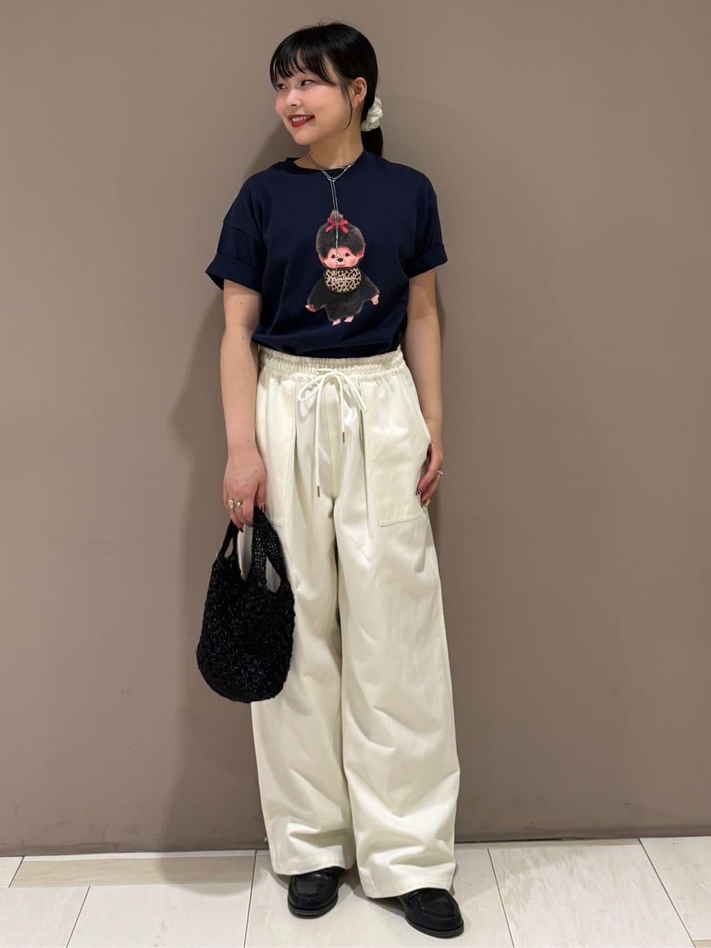 FREAK’S STOREのモンチッチ 異素材ドッキング Tシャツ 限定展開を使ったコーディネートを紹介します。｜Rakuten Fashion(楽天ファッション／旧楽天ブランドアベニュー)7318073