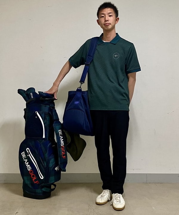 BEAMS GOLF | NSG-NYLON OX ボストンバッグ ネイビー ギフト