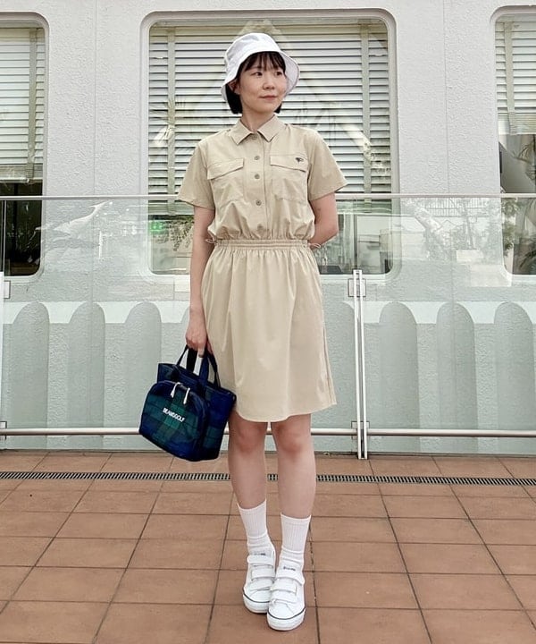 BEAMS GOLF | ORANGE LABEL / ストレッチ シャツワンピース(撥水・接触