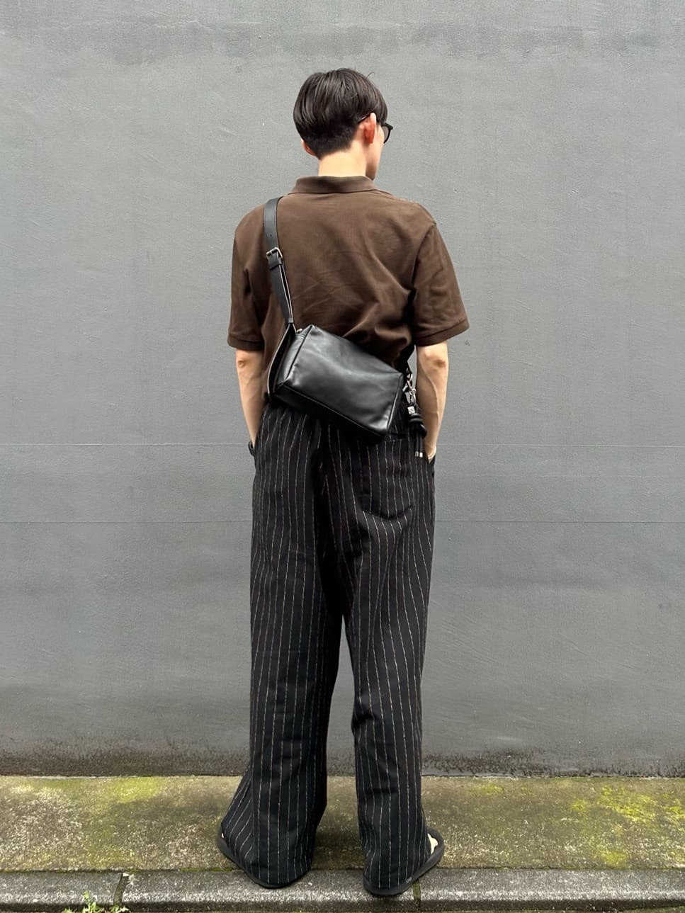 russet | 《WEB限定》レザースクエアショルダーバッグ | Rakuten