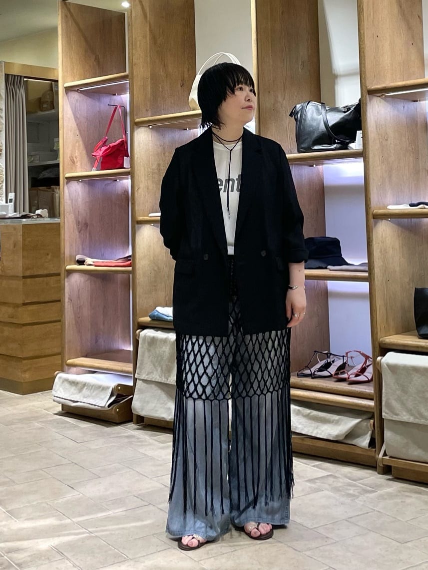 GALLARDAGALANTEのシアーメッシュジャケットを使ったコーディネートを紹介します。｜Rakuten Fashion(楽天ファッション／旧楽天ブランドアベニュー)7318904