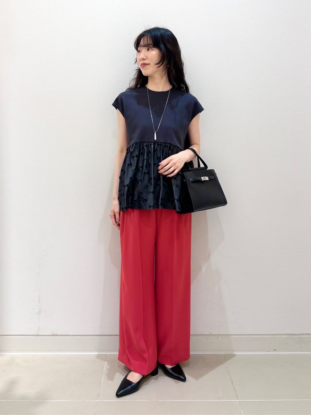 UNITED ARROWS LTD. OUTLET | リボン カットジャガード コンビ