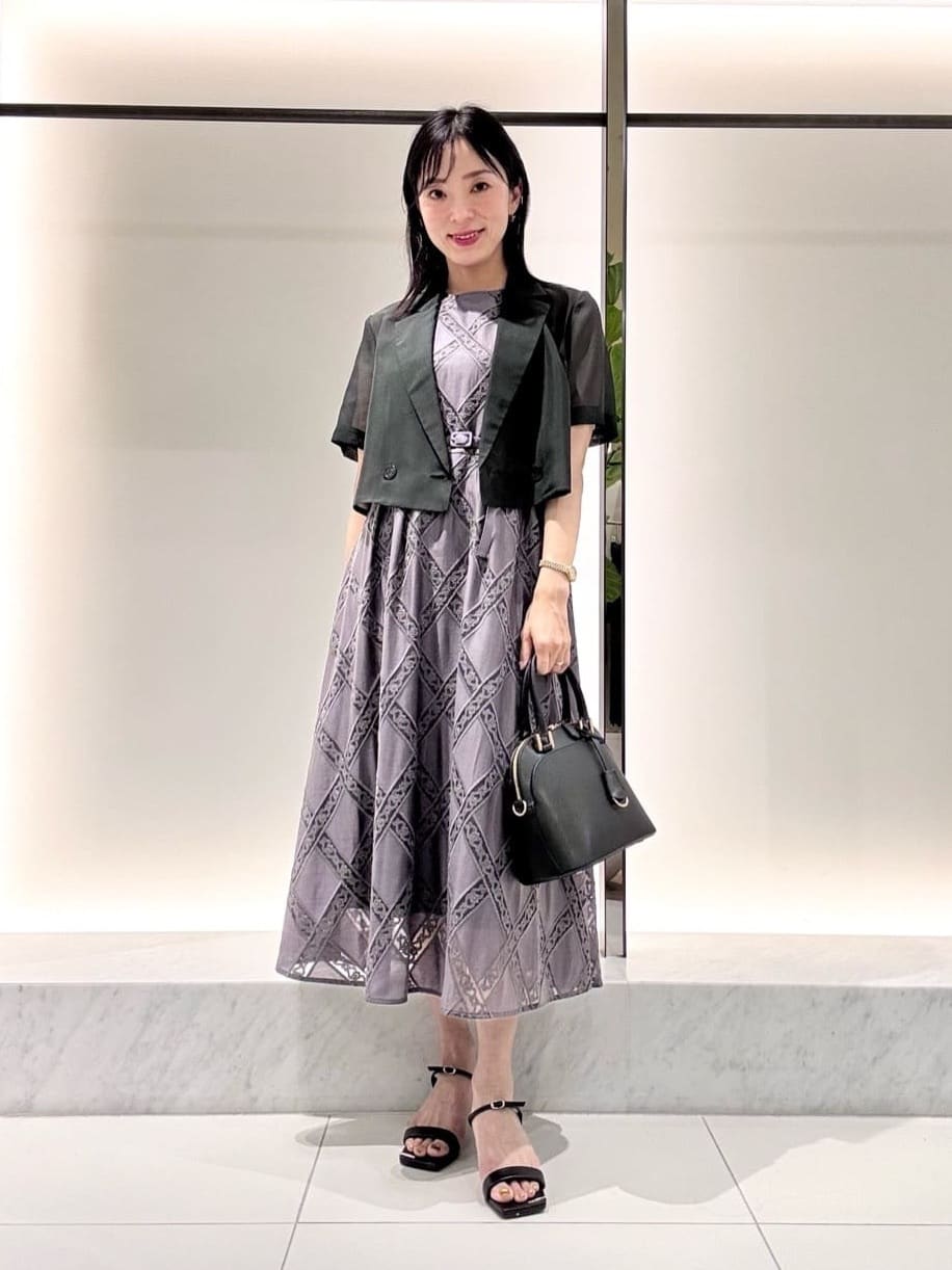 ANAYI | オーガンジーショートジャケット | Rakuten Fashion(楽天