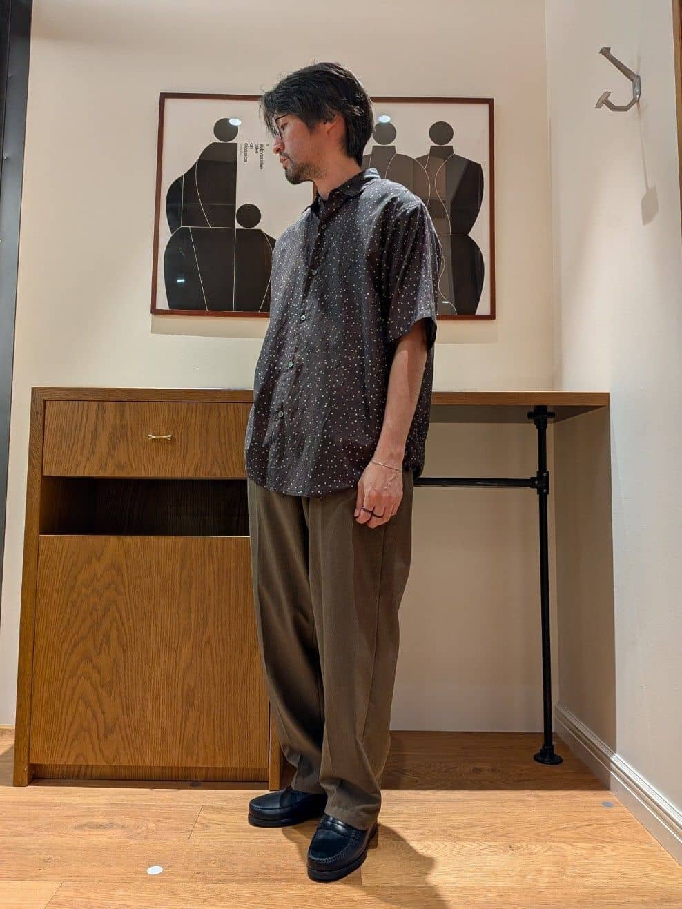 ＜Steven Alan＞ RENURMY アウト ワンプリーツ スラックス Steven Alan＞ RENURMY アウト ワンプリーツ スラックス