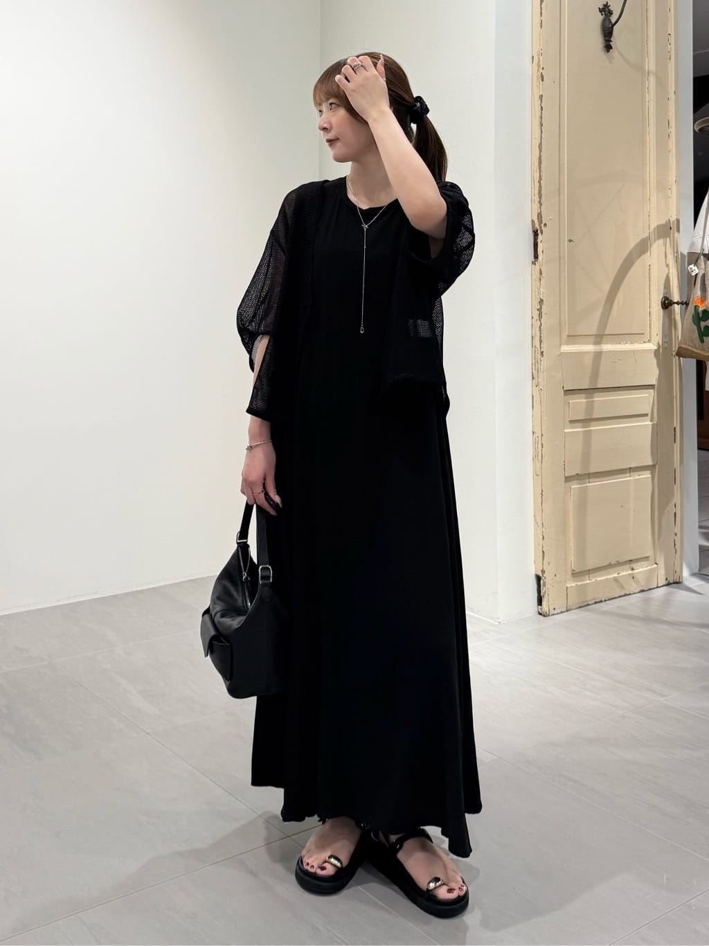 BEARDSLEY | ストレッチジョーゼットマキシワンピ | Rakuten Fashion