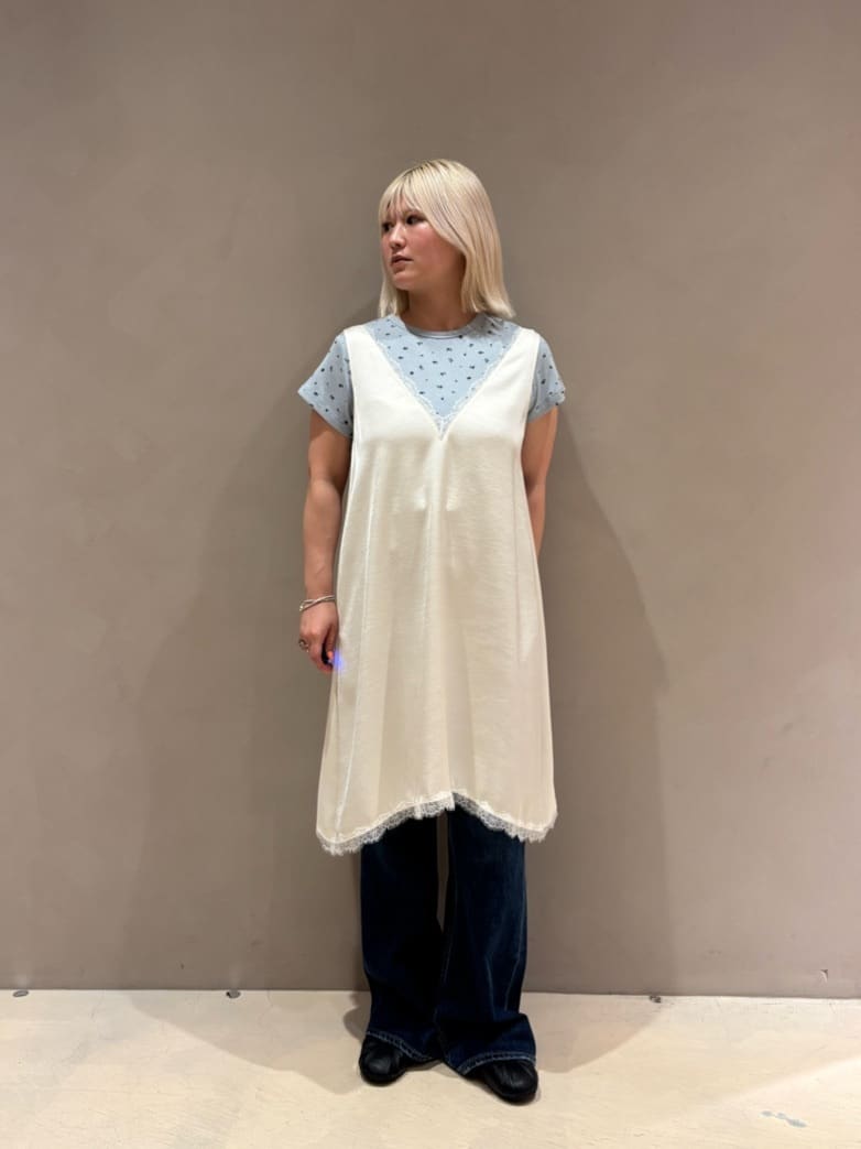 BEAUTY&YOUTH UNITED ARROWS | レース ノースリーブ ミニワンピース