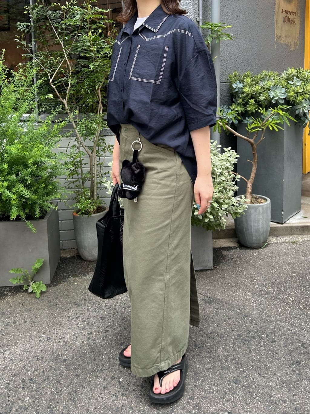 ear PAPILLONNERのシアーデニムシャツ【SUM1 STYLE】を使ったコーディネートを紹介します。｜Rakuten Fashion(楽天ファッション／旧楽天ブランドアベニュー)7323205