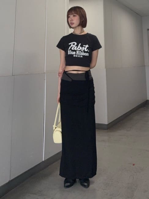moussy | LAYER CUT MAXI スカート | Rakuten Fashion(楽天