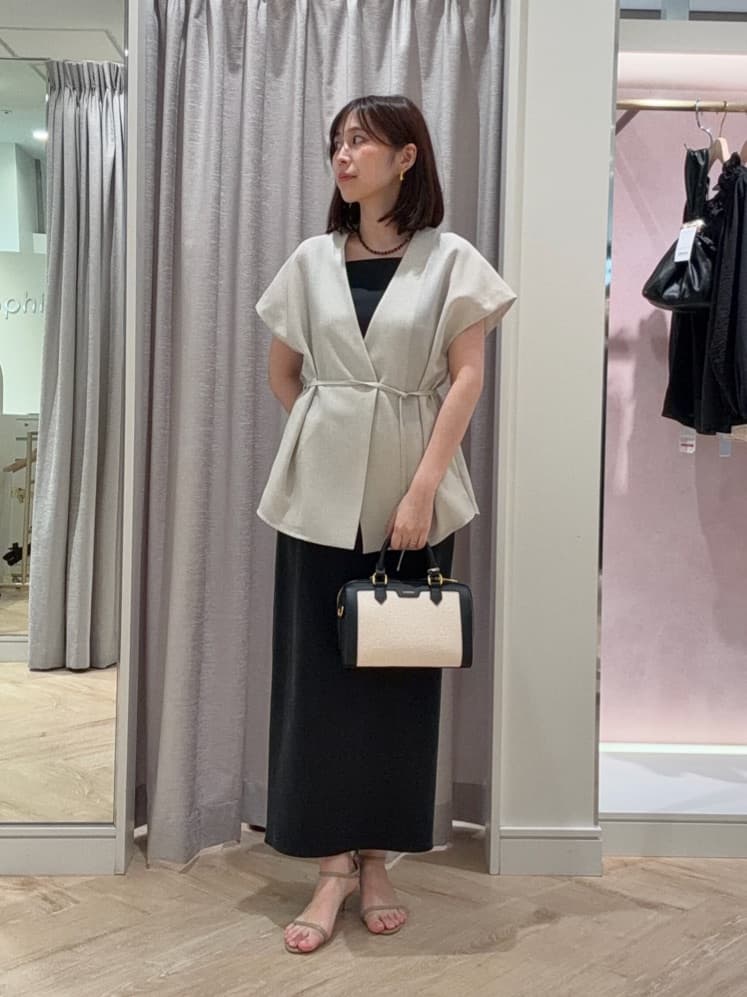NOLLEY'S | 《手洗い可能》サテン×ベア天2WAYタンクトップ | Rakuten