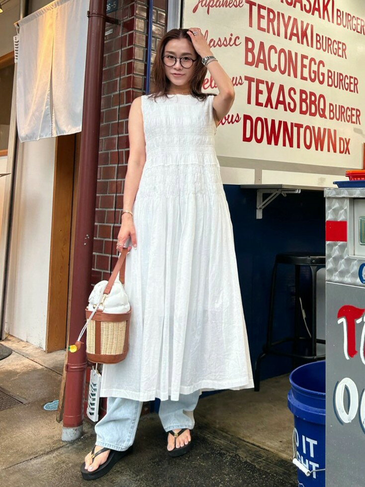 DONOBAN | シャーリングティアードドレス | Rakuten Fashion(楽天