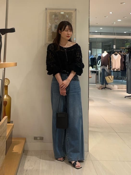 GALLARDAGALANTEの【前後2WAY】フラワーシアーカーディガンを使ったコーディネートを紹介します。｜Rakuten Fashion(楽天ファッション／旧楽天ブランドアベニュー)7328064
