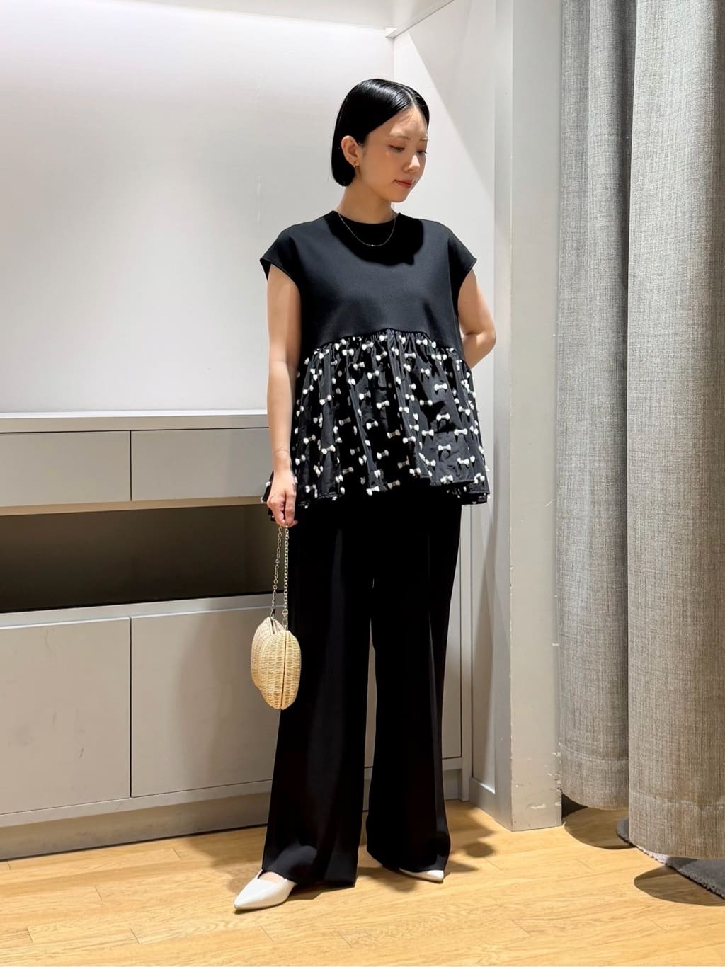 UNITED ARROWS LTD. OUTLET | リボン カットジャガード コンビ