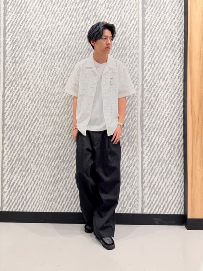 Levi's | BLUETAB(TM) ワイドプリーツ CROP ジーンズ ブラック