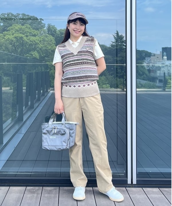 BEAMS GOLF | ORANGE LABEL / フェアアイル ニットベスト | Rakuten