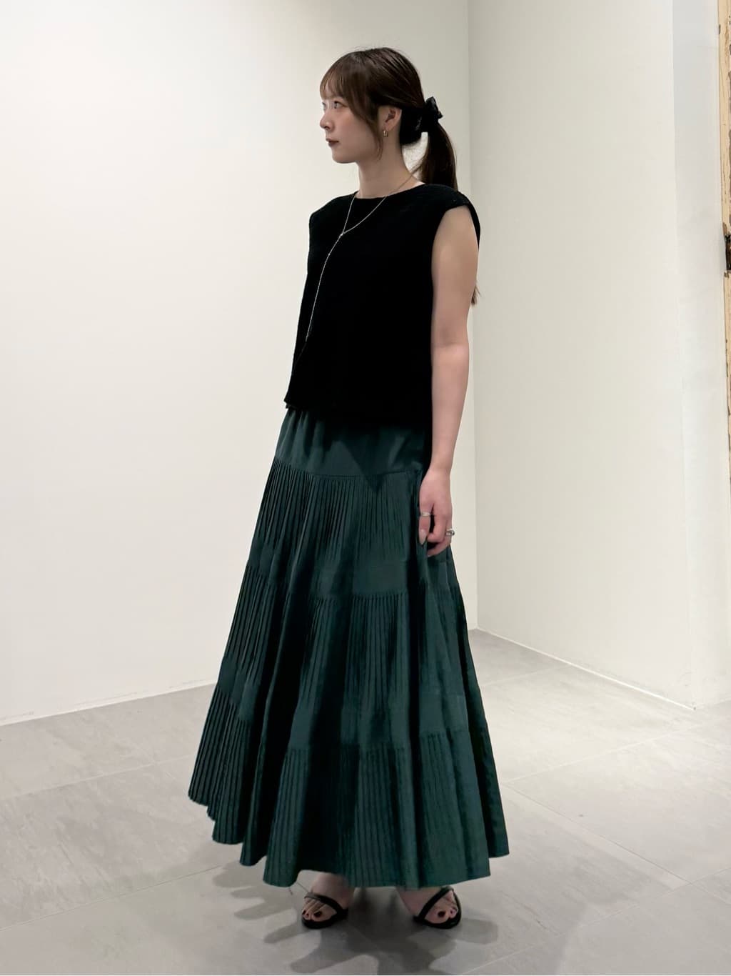 BEARDSLEY | プリーツティアードスカート | Rakuten Fashion(楽天