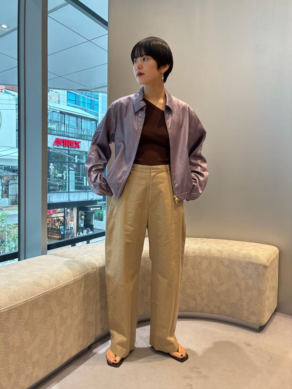 6 BEAUTY&YOUTH UNITED ARROWSコットンチノパンツ BEAUTY&YOUTH UNITED ARROWS | <6(ROKU)>コットン チノ パンツ