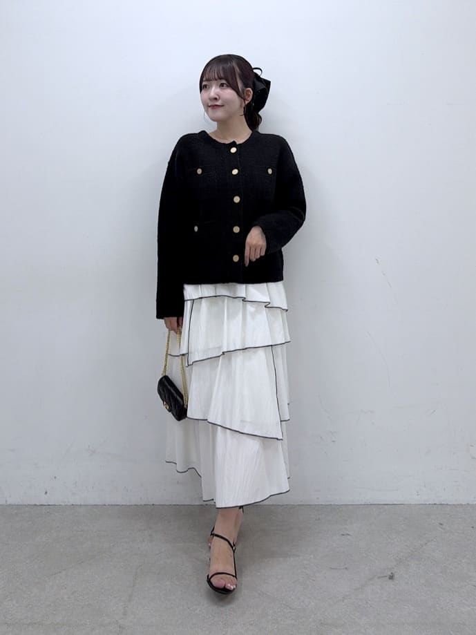 La boutique BonBon | 【再販・軽く羽織れる】ブークレ接結ニット