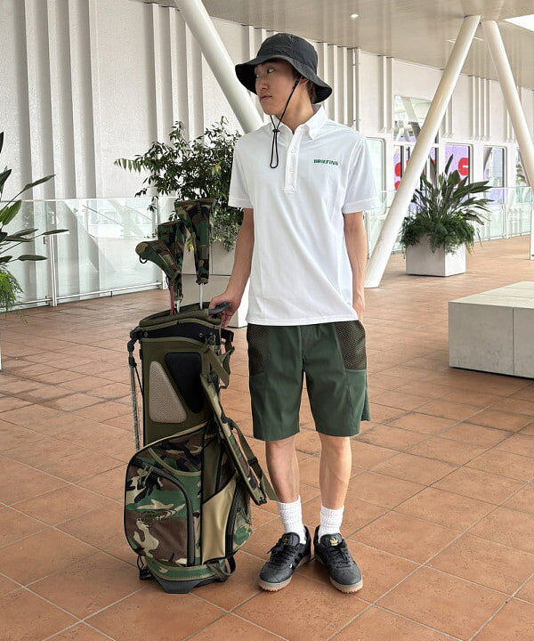 BEAMS GOLF | 【別注】BRIEFING / WOODLAND CAMOUFLAGE キャディバッグ