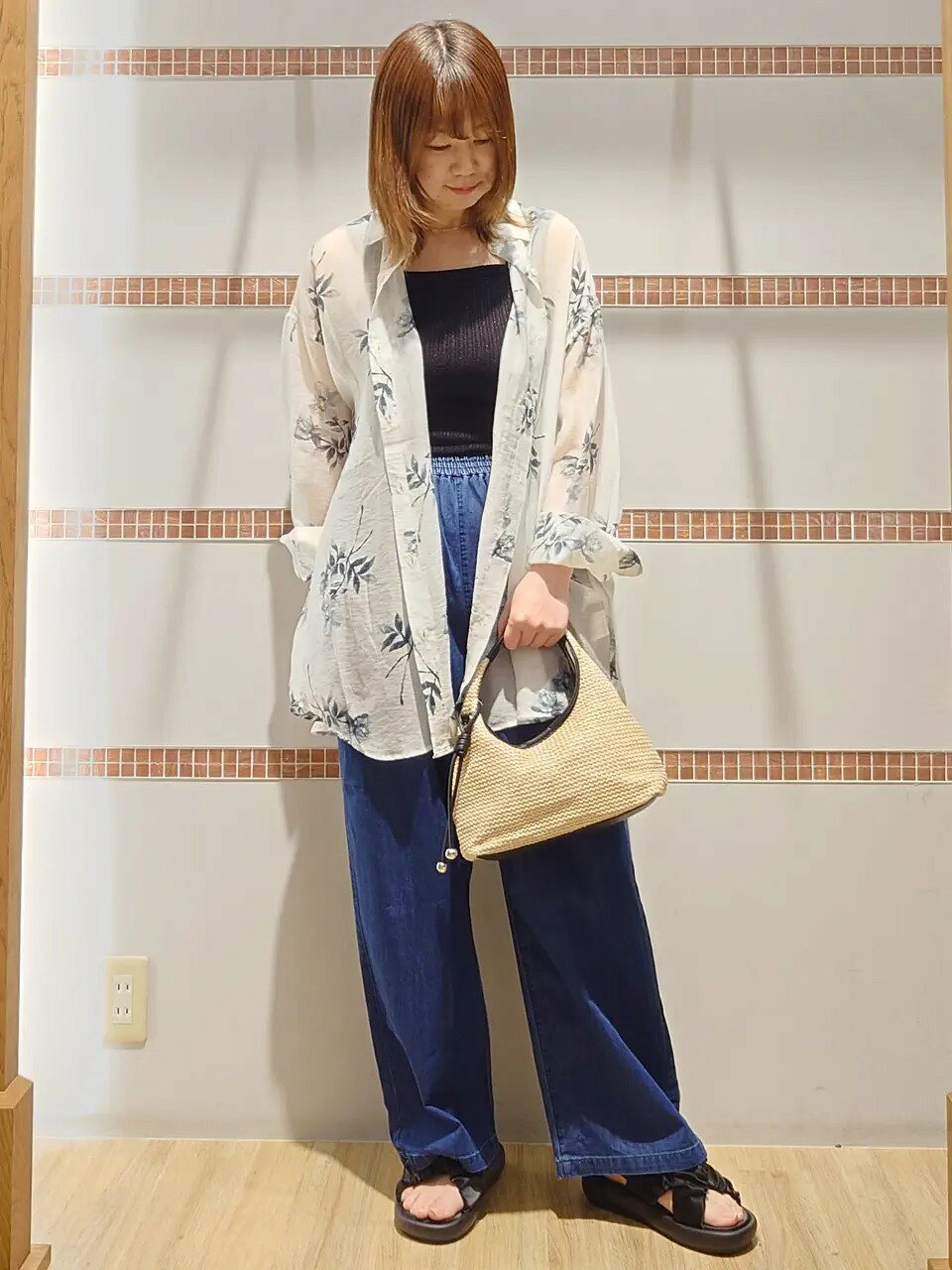 earth music&ecology | シアーシャツ | Rakuten Fashion(楽天
