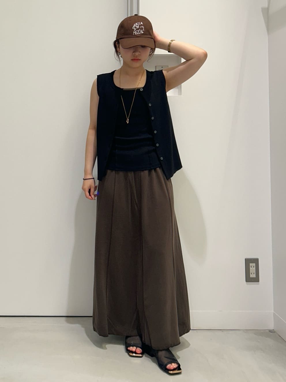 LASUD | ドレープジャージーフレアスカート | Rakuten Fashion(楽天