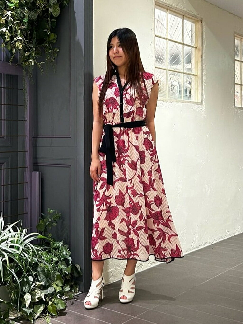 PINKY&DIANNE | フラワープリントワンピース | Rakuten Fashion(楽天