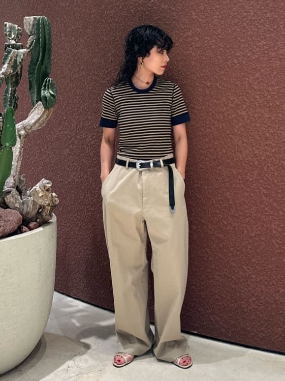 6 BEAUTY&YOUTH UNITED ARROWSコットンチノパンツ BEAUTY&YOUTH UNITED ARROWS | <6(ROKU)>コットン チノ パンツ