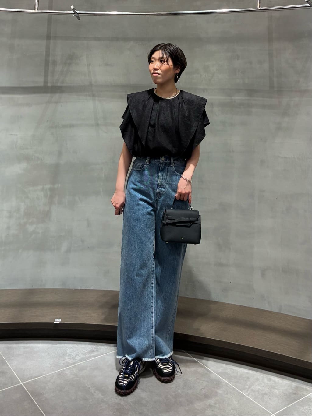 UNITED ARROWS | Spiree IAS フレア ブラウス -接触冷感 UVカット