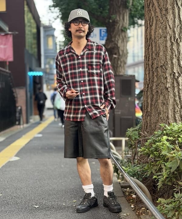 BEAMS MEN | BEAMS｜Leather Shorts｜メンズ ショートパンツ ハーフ