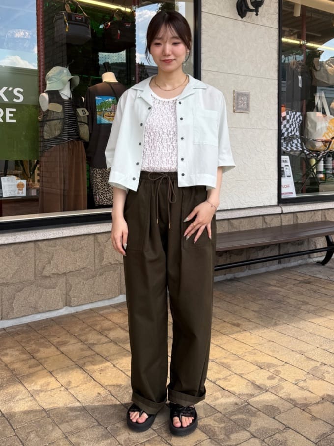 FREAK’S STOREのコットンモダール リブタンクトップを使ったコーディネートを紹介します。｜Rakuten Fashion(楽天ファッション／旧楽天ブランドアベニュー)7332196