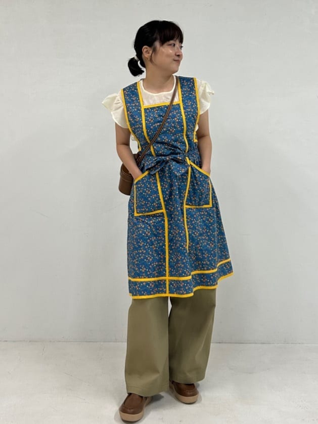FREAK'S STORE | 小花柄 エプロン風 ワンピース | Rakuten Fashion