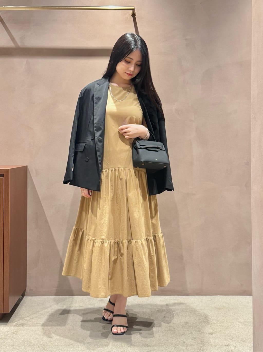 UNITED ARROWS | ポケット ティアード マキシ ワンピース | Rakuten
