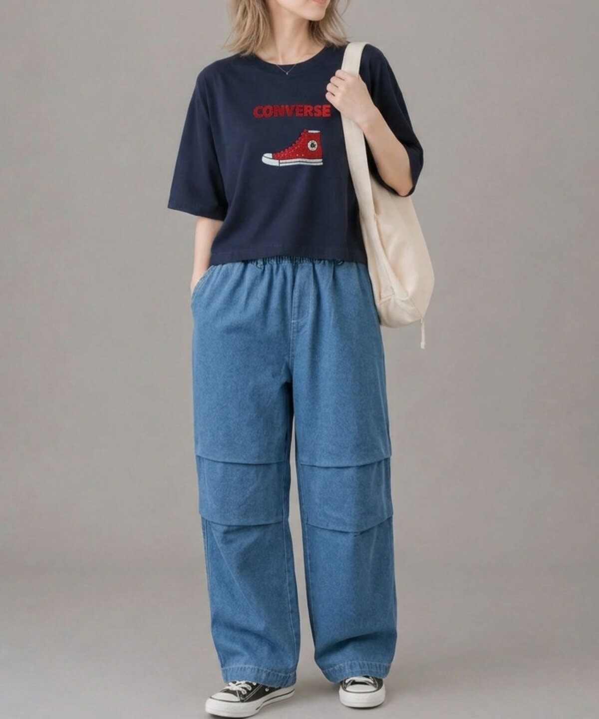 marukawa | CONVERSE コンバース ワイドデニムパンツ メンズ