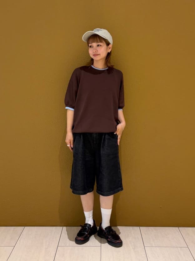 FREAK’S STOREの限定展開 <接触冷感>クールタッチ 配色 レイヤード 半袖 ニット プルオーバーを使ったコーディネートを紹介します。｜Rakuten Fashion(楽天ファッション／旧楽天ブランドアベニュー)7334413