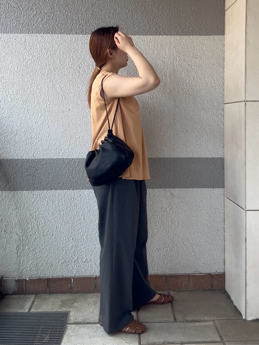 russet | 【累計販売1万点超え】レザー巾着4WAYショルダーバッグ