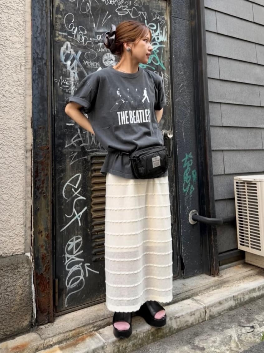 FREAK’S STOREのTHE BEATLES T-SHIRT/ロックTシャツ/ザ・ビートルズ/バンドTシャツ/ロックTシャツを使ったコーディネートを紹介します。｜Rakuten Fashion(楽天ファッション／旧楽天ブランドアベニュー)7335678