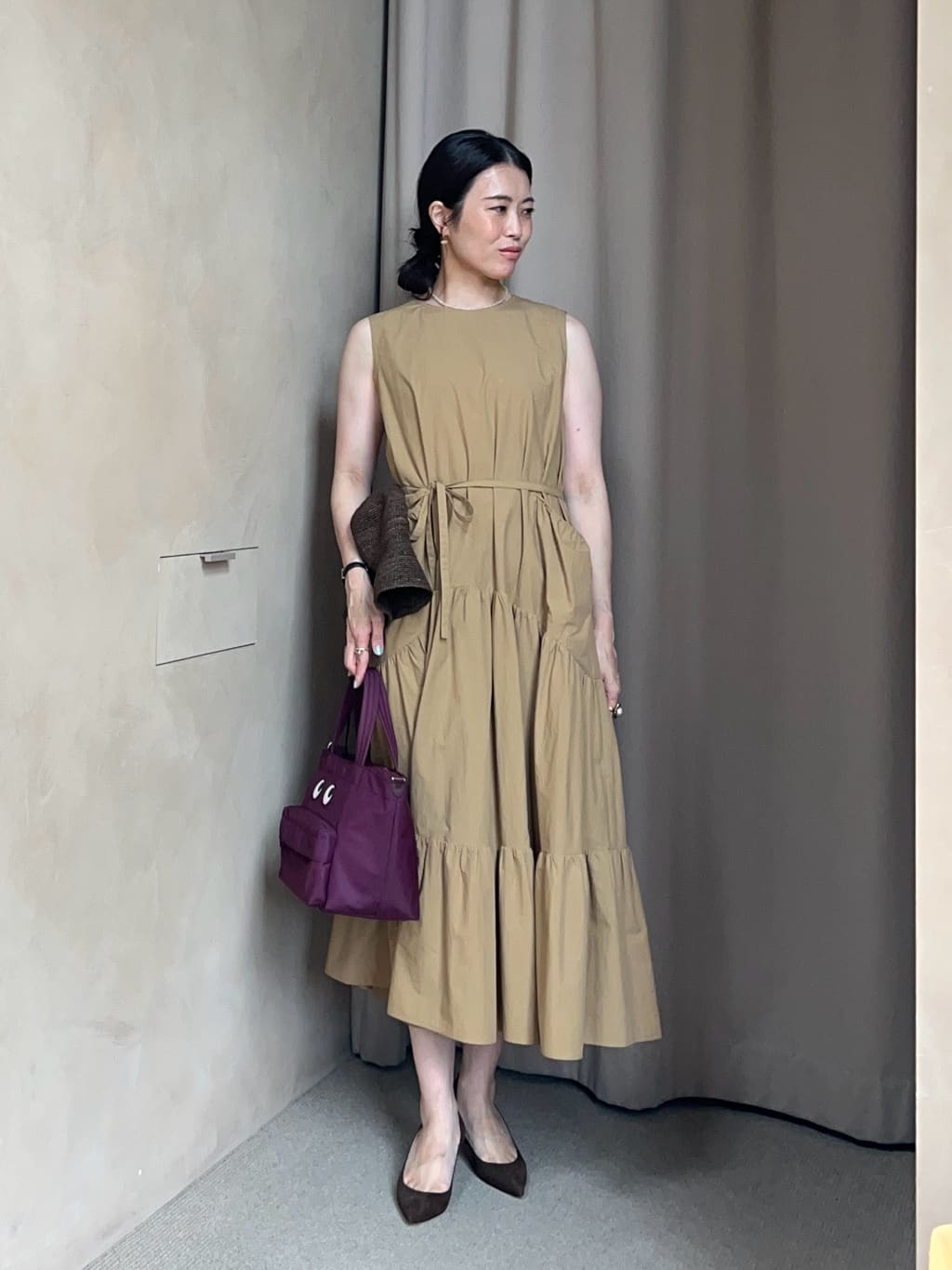UNITED ARROWS | ポケット ティアード マキシ ワンピース | Rakuten