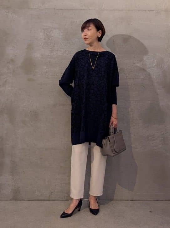BEARDSLEY | ウエストリブスリムパンツ | Rakuten Fashion(楽天