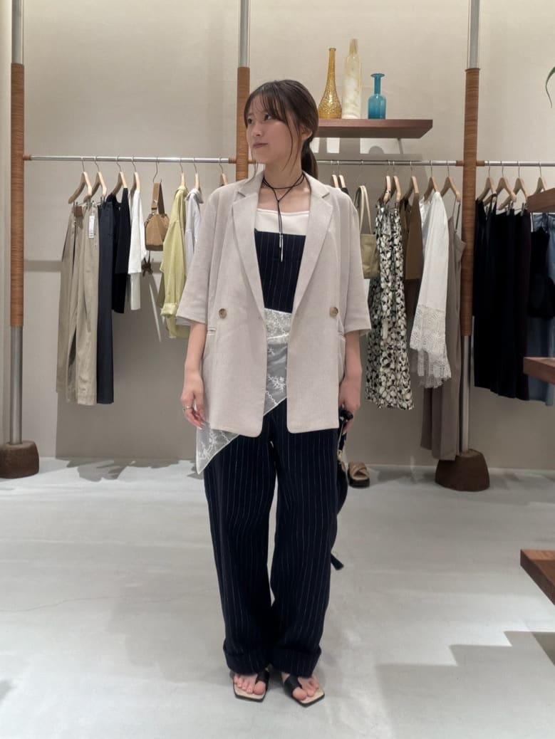 GALLARDAGALANTEの<GLOW 7月号掲載アイテム>【2サイズ展開】ハーフスリーブジャケットを使ったコーディネートを紹介します。｜Rakuten Fashion(楽天ファッション／旧楽天ブランドアベニュー)7336738